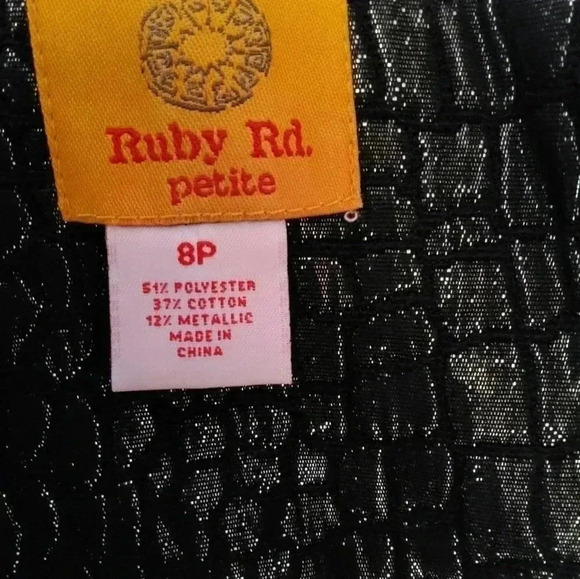 Ruby Rd. Peplum Jacket 8P - Picture 5 of 5